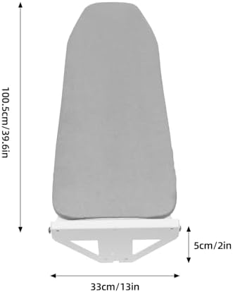 Foldable Wall-Mounted Ironing Board with 180 Rotate