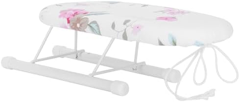 Saskate Mini Foldable Ironing Board with Flower Pattern