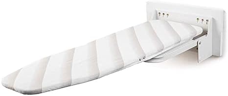 Foldable Wall Mount Ironing Bracket with Heat Resistant Cover
