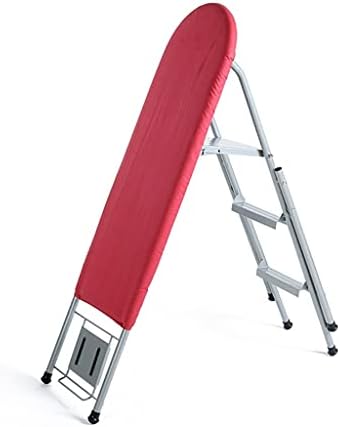 2-in-1 Foldable Ironing Board with Ladder and Telescopic Rack