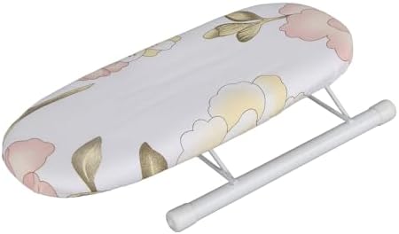 Folding Portable Ironing Board with Removable Washable Cover