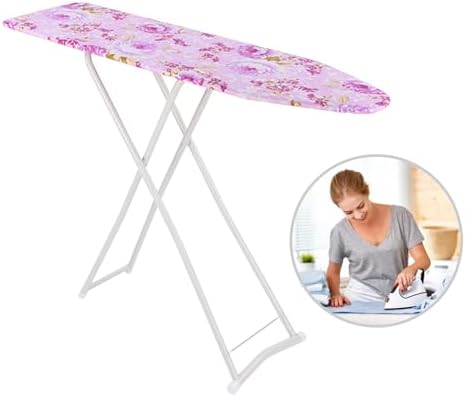 Adjustable Height Ironing Board with Folding Legs