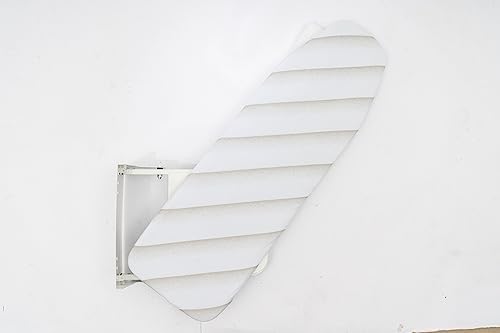 Wall-Mounted Ironing Board with Fold Lock System