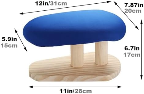 Mini Wooden Ironing Board with Padded Sleeve for Small Table