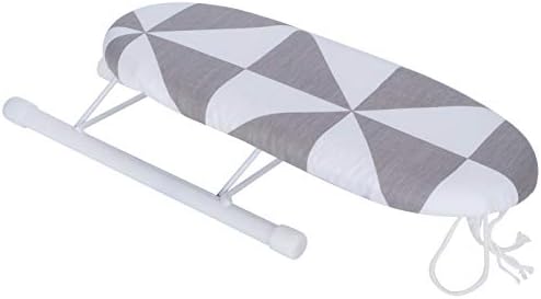 Portable Mini Ironing Board with Checkered Cover