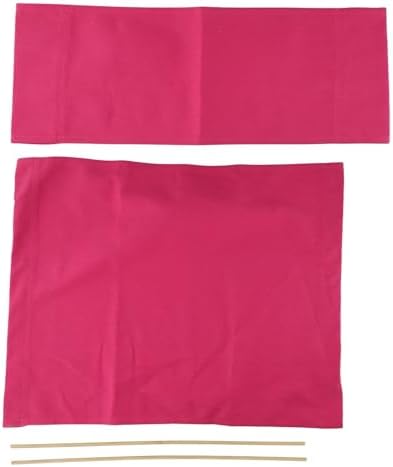 Replacement Canvas Slipcovers for Directors Chairs 4 Piece Set Rose Red