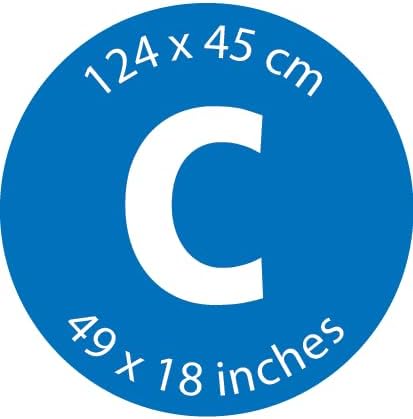 Brabantia Size C Ironing Board 49x18in 7 Height Options