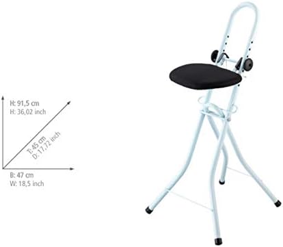 WENKO Adjustable Standing Chair for Ironing