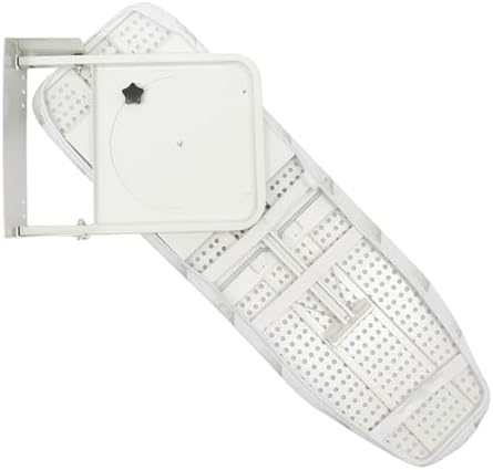 Wall Mounted Ironing Board with 180 Swivel and Heat Resistant Cover