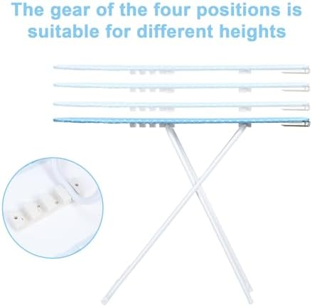 42x12 Mini Ironing Board with Adjustable Height and Iron Rest 1