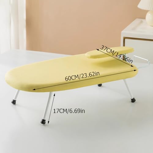PA-DABAOO Tabletop Ironing Board with Folding Legs