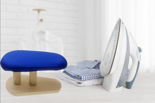 Mini Wooden Ironing Board with Padded Sleeve for Small Table