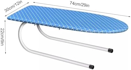Sturdy Tabletop Ironing Board with Foldable Steel Legs
