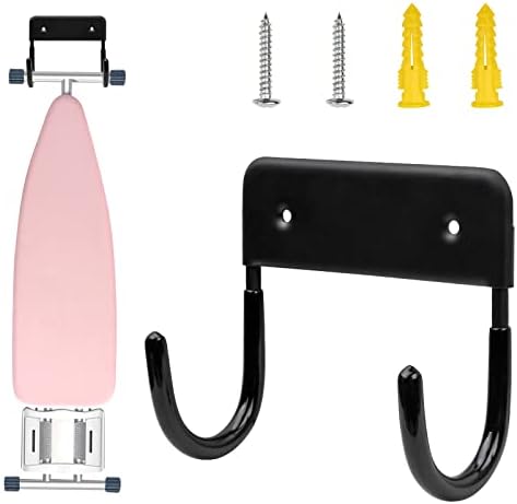 Alpinista Ironing Board Wall Mount Hanger - Black
