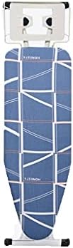 Large Vertical Ironing Board with Adjustable Height and Iron Bucket