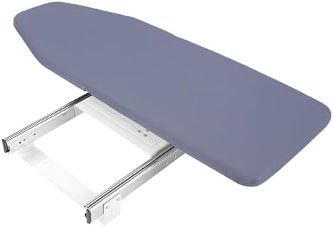 Retractable Folding Ironing Board with 180 Degree Rotation Gray