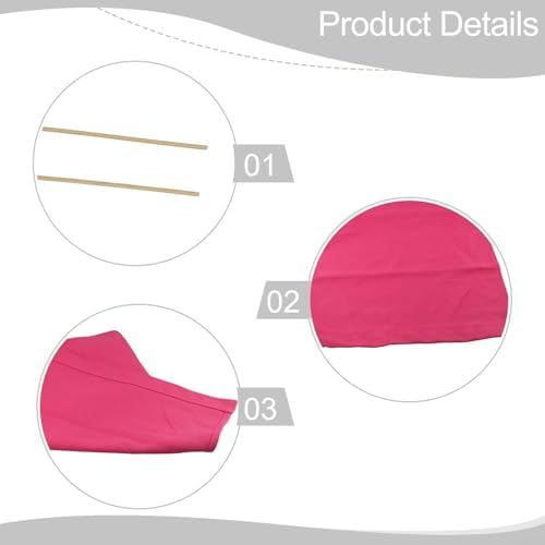 Replacement Canvas Slipcovers for Directors Chairs 4 Piece Set Rose Red