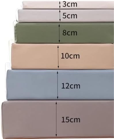 WIGING Custom Bed Gap Filler Removable Cover Mattress Extender Bolster
