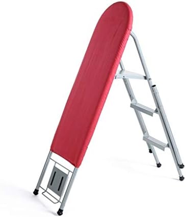 Household Large Folding Ladder Ironing Table 115CM Red