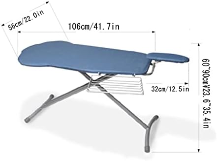 Folding Ironing Board with 9 Height Options and Ironing Sleeves