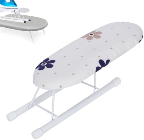 Small Ironing Board with Folding Sleeve for Home and Travel