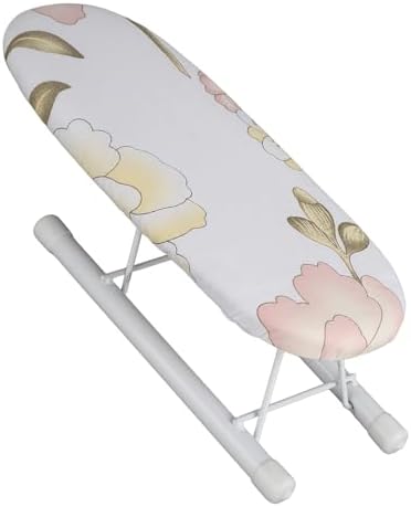 Foldable Space Saving Mini Ironing Board with Cushion Cover