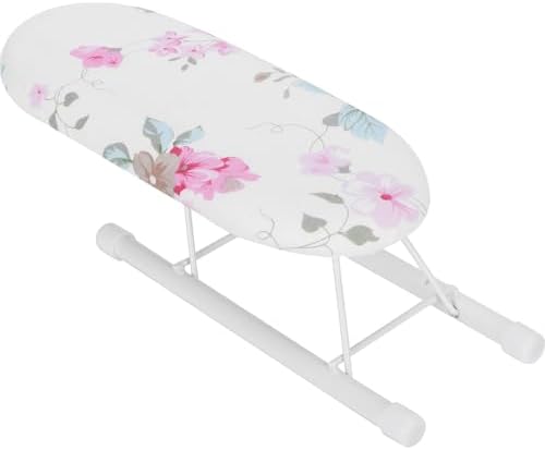 Saskate Mini Foldable Ironing Board with Flower Pattern
