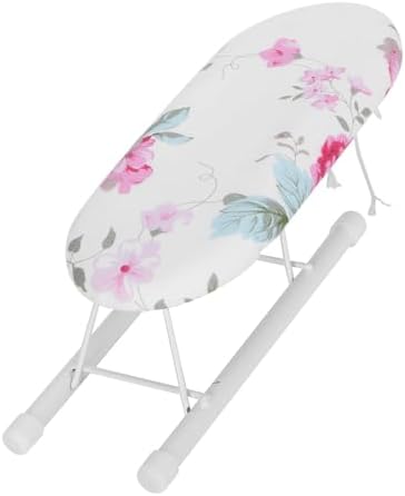 Saskate Mini Foldable Ironing Board with Flower Pattern