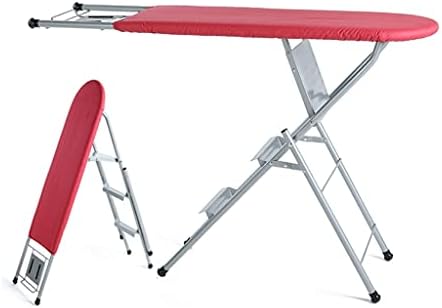 2-in-1 Foldable Ironing Board with Ladder and Telescopic Rack