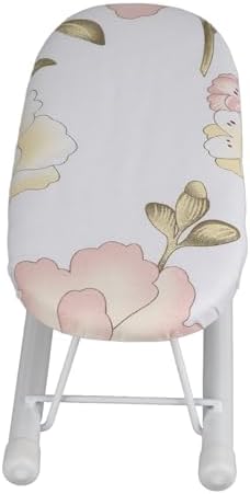 Mini Ironing Board with Foldable Legs and Peony Fabric Cover
