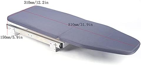 319 x 122 Retractable Closet Ironing Board with Cover