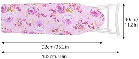 GIFZES Ironing Board Purple Extra Wide Foldable