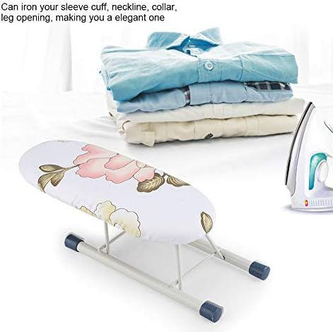 Fdit Foldable Mini Ironing Board for Travel and Home Use