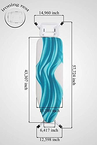 Mabel Home Adjustable Ironing Board with Extra Cover