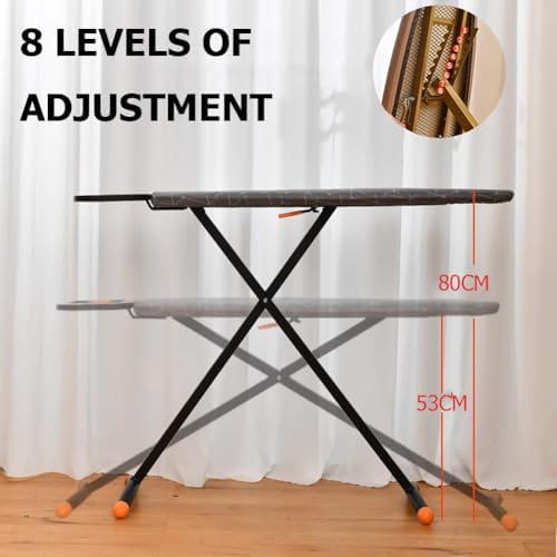 Full Size Ironing Board with 8 Adjustable Heights