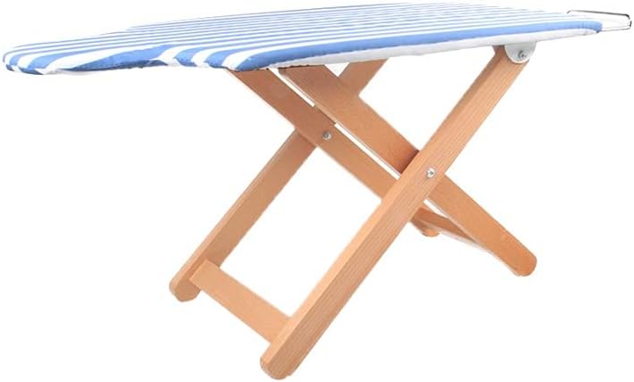 Folding Solid Wood Ironing Board with Shoulder Support