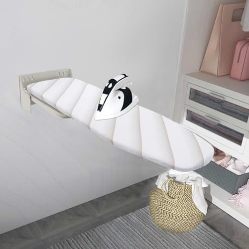 Wall Mounted Ironing Board with Heat Resistant Cover