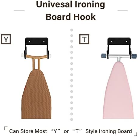 Alpinista Ironing Board Wall Mount Hanger - Black