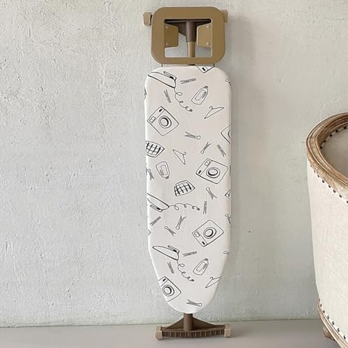 Seven-Height Adjustable Folding Ironing Board with Durable Pad