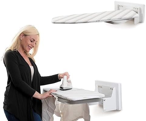 DYRABREST Wall Mounted Ironing Board 37x12 Inch Foldable Heavy Duty