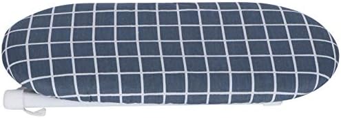 Cocoarm Small Sleeve Ironing Board Portable Dark Blue Plaid