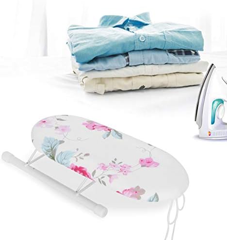 Portable Mini Ironing Board with Flower Pattern