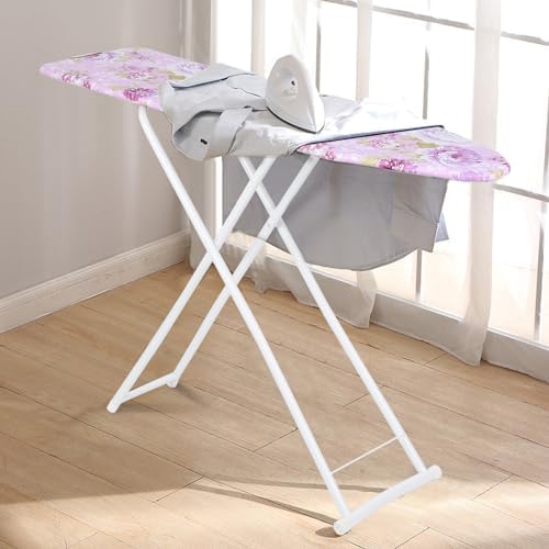 42x12 Mini Ironing Board with Adjustable Height and Iron Rest