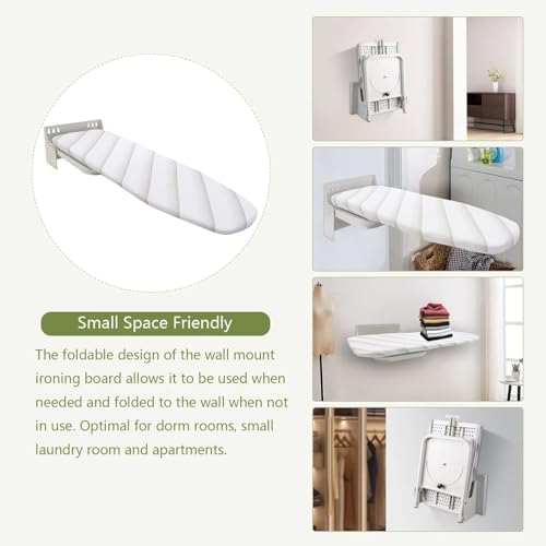 Wall-Mounted Ironing Board with Cover 387 x 118