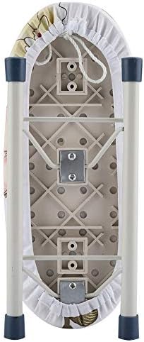 Fdit Foldable Mini Ironing Board for Travel and Home Use