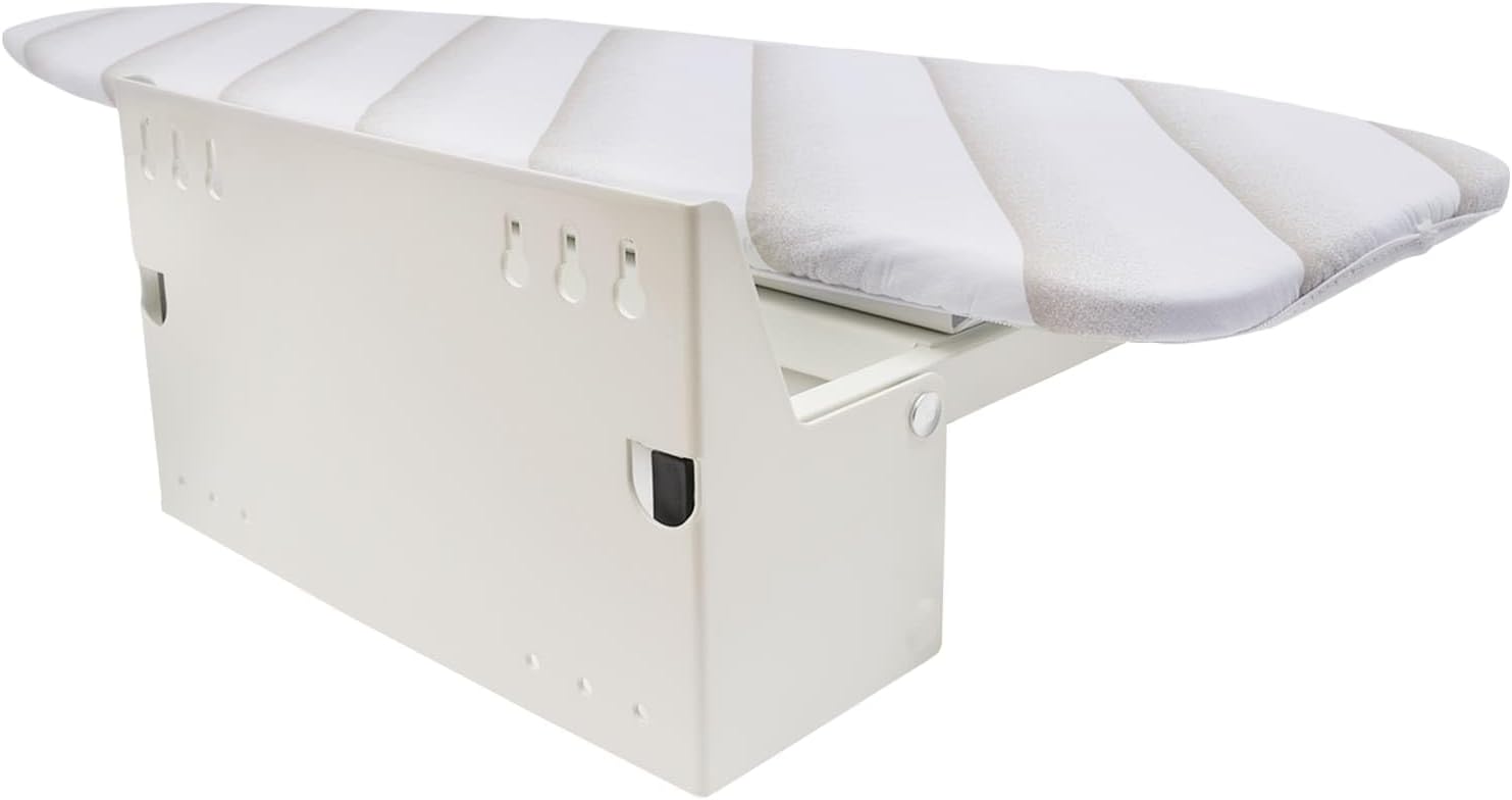 Retractable Ironing Board with Foldable Design and Wall Mount