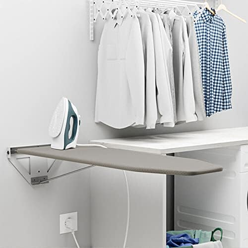 Wall-Mounted Ironing Board with 160 Swivel and Wire Holder