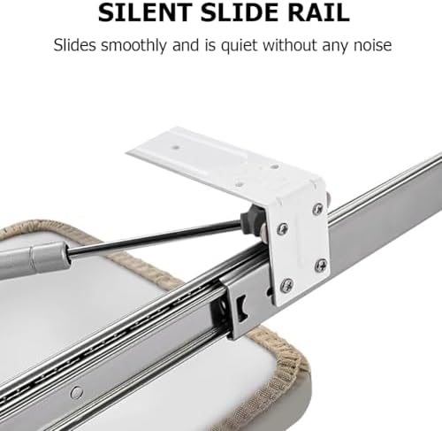 Retractable Ironing Board with 180 Swivel and Foldable Design