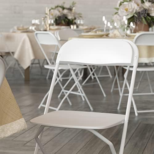 Flash Furniture Hercules Series Folding Chairs Set of 6 White