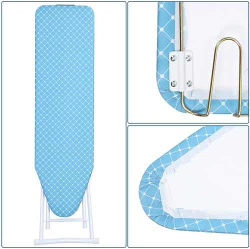 42x12 Mini Ironing Board with Adjustable Height and Iron Rest 1